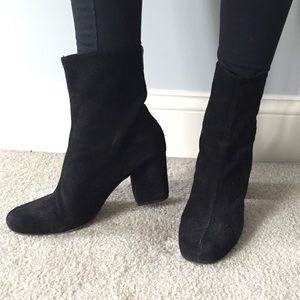 Free People Cecile block heel boots